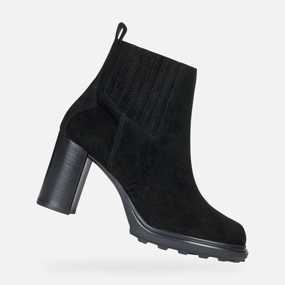 Geox Bayan Ankle Bot Siyah - Salice Uzun - TES-634190